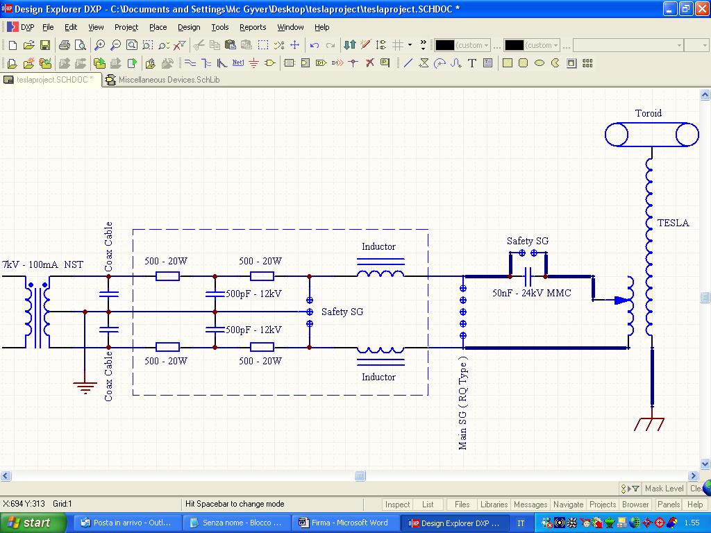 schema elettrico